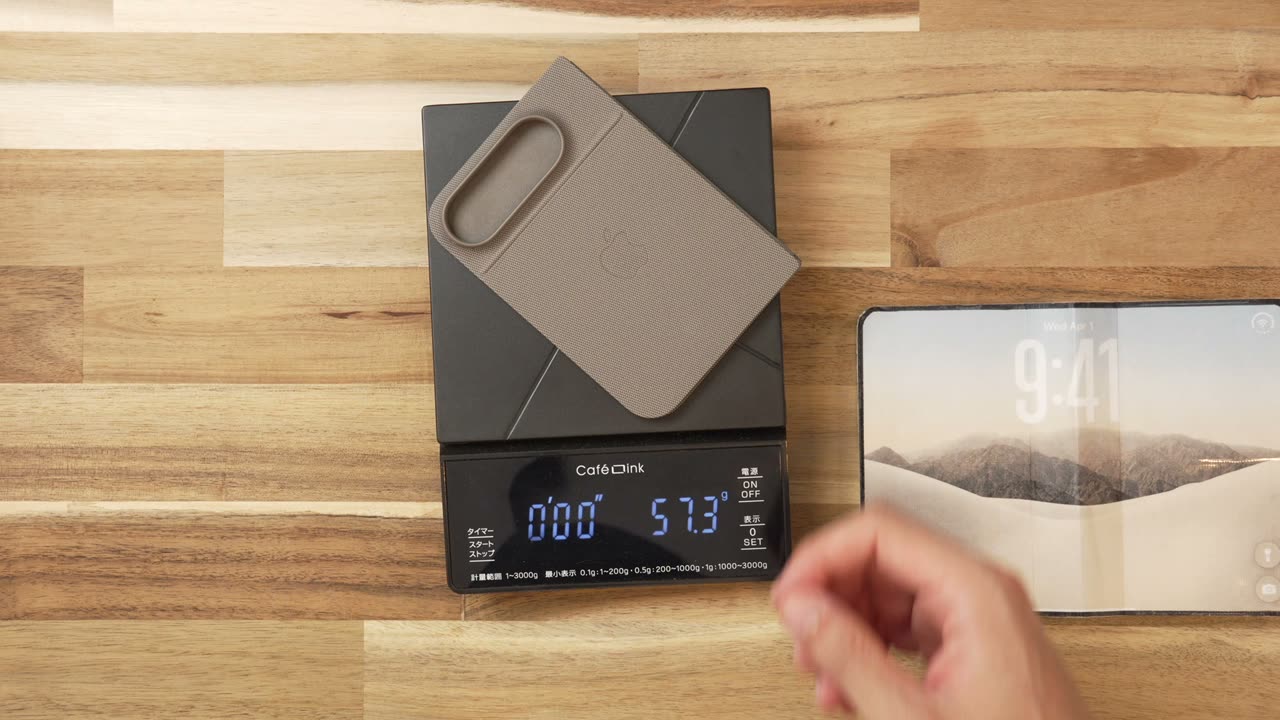 実測重量57.3g